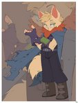 anthro biped cape clothed clothing fluffy fully_clothed gloves handwear male neck_tuft solo tuft khatnid league_of_legends riot_games tencent fan_character teemo_the_yiffer mammal yordle 3:4 absurd_res colored hi_res