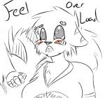 anthro big_breasts blush breasts cleavage clothed clothing female machine sad shirt topwear thatgrouchybadger five_nights_at_freddy's scottgames fan_character tammy_(fnaf_oc) animatronic felid mammal pantherine robot tiger