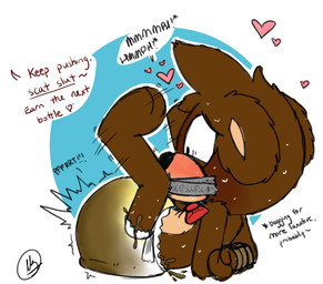 anthro bdsm blush bodily_fluids bondage bound dialogue diaper diaper_blowout duct_tape feces feces_blowout fetish_awakening genital_fluids hands_behind_back heart_symbol kicking_legs lying male on_back pooping questionable_consent scatplay secretly_loves_it soiled_diaper soiling soiling_diaper solo speech_bubble sweat tape text tilde_after_text unclean_diaper urine used_diaper using_diaper wet_diaper wetting wetting_diaper young conditional_dnp olly oliver_masthay teddy_bear_(species) english_text hi_res sketch adult_(lore)