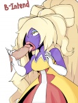 b-intend blonde_hair clothed clothing disembodied_penis erection faceless_male fakémon fellatio female gloves hair hair_over_eye handjob human humanoid_penis interspecies jynx lips male nintendo open_mouth oral oral_sex penis penis_licking plain_background pokémon poképhilia sex straight tongue tongue_out video_games white_background
Rating: Explicit
Score: 9
User: Juni221
Date: May 14, 2013
