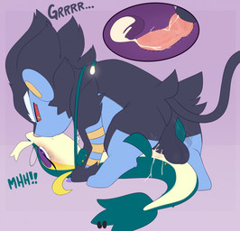 animal_genitalia animal_penis balls balls_deep black_body black_fur blush bodily_fluids canine_genitalia canine_penis cervical_contact cum cum_in_uterus cum_in_vagina cum_inside duo eyeshadow eyewear female feral feral_on_feral feral_penetrated feral_penetrating feral_penetrating_feral fur genital_fluids genitals glasses internal internal_vaginal interspecies knot knotted_penis knotting makeup male male/female moan penetration penile penile_penetration penis penis_in_vagina purple_eyes purple_eyeshadow round_glasses sex tail uterus vaginal vaginal_canal vaginal_knotting vaginal_penetration vulva wearing_glasses porldraws nintendo pokemon fan_character laroon tad_(thataveragedude) felid generation_4_pokemon generation_5_pokemon luxray mammal pokemon_(species) snivy hi_res