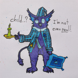 3_toes 4_fingers accessory animal_genitalia anthro balls barefoot beak big_penis biped blue_clothing blue_eyes blue_hat blue_headgear blue_headwear blue_inner_ear blue_pajamas blue_penis blue_tongue blue_topwear bottomless bottomless_anthro bottomless_male candle candlestick chain_accessory claws clock clothed clothed_anthro clothed_male clothing empty_eyes eyebrows feet fingers front_view fur genitals hat headgear headwear hindpaw holding_candle holding_object holding_pillow long_penis male male_anthro nightcap one_eye_half-closed open_beak open_clothing open_mouth open_topwear pajamas pattern_clothing pattern_hat pattern_headgear pattern_headwear pattern_pajamas pattern_topwear paws penis pillow pocketwatch purple_balls purple_beak purple_body purple_fur purple_tail purple_tail_tuft semi-anthro sheath simple_background solo standing tail tail_tuft tapering_penis text toe_claws toes tongue topwear tuft watch white_background young young_anthro young_male pitanga_estrela deadlock_(game) mythology valve rem_(deadlock) avian chimera dream_creature gryphon mythological_avian mythological_creature 1:1 2026 absurd_res english_text hi_res sketch
