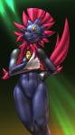 2014 anthro black_nose breasts covering_breasts female hand_behind_back looking_at_viewer mykiio nintendo nude pokémon pokémorph red_eyes solo standing teeth video_games weavile
Rating: Questionable
Score: 1
User: Finchmaster
Date: April 22, 2014