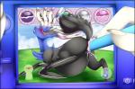 3ds <3 anal anal_penetration anthro antler anus ass_up barefoot black_fur blue_eyes blue_fur blue_nose blush butt camychan cervine claws cloud deer eyelashes female feral fur gaming grass hi_res horn juice legendary_pokémon looking_at_viewer lying mammal nintendo nude on_stomach open_mouth orgasm overweight penetration plant pokemon_amie pokepuff pokémon pussy pussy_juice shadow shiny sky solo squint stylus tongue video_games white_fur xerneas
Rating: Explicit
Score: 19
User: forkU
Date: December 03, 2013
