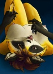 anthro biped dildo female holding_object holding_sex_toy lying nude on_back sex_toy solo sticky tongue snoot_(artist) honey_(snoot) mammal procyonid raccoon 2006