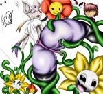 anthro big_butt butt female flower forced group plant pokemorph rape smile tentacles greey cuphead_(game) nintendo pokemon undertale undertale_(series) cagney_carnation cuphead_(character) flowey_the_flower frisk_(undertale) elemental_creature flora_fauna flower_creature generation_5_pokemon human mammal mienshao pokemon_(species) 2018 absurd_res digital_media_(artwork) hi_res