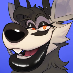 anthro antlers bedroom_eyes big_nose big_snout black_eyelids black_eyeshadow black_lips blue_background brown_body brown_fur buckteeth ear_piercing ear_ring eyelashes eyeshadow female female_anthro fur glowing glowing_eyes horn hyper hyper_lips hyper_lower_lip lidded_eyes lips looking_at_viewer makeup narrowed_eyes open_mouth orange_eyes piercing ring_piercing seductive simple_background solo tan_body tan_fur teeth thick_bottom_lip thick_lips toony wolfwireless ty_(qweave) deer mammal 1:1 better_version_at_source bust_portrait hi_res icon portrait