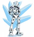 ambiguous_gender armor blue_eyes fingers hands_on_hips machine mask not_furry scope simple_background solo standing white_body atticustm1 bionicle lego nuju humanoid robot 2017 2019 absurd_res digital_drawing_(artwork) digital_media_(artwork) hi_res