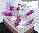 3_toes animal_genitalia anthro barefoot bathtub bodily_fluids cum cum_bath cum_on_belly cum_on_body cum_on_chest cum_on_face cum_on_own_face cum_on_self cum_on_tail cum_pool cum_pooling cum_spray cumshot dialogue ejaculation endless_orgasm excessive_cum excessive_genital_fluids feet genital_fluids genital_slit genitals hindpaw infinite_cum infinite_genital_fluids male masturbation nude pawpads paws penetration penis sex_toy sex_toy_in_slit sex_toy_insertion slit_masturbation slit_penetration slit_play soles solo spread_legs spread_toes spreading tail text toes toying_self vibrator vibrator_in_slit mikey6193 nonstop_nut_november mitchell_(mikey6193) canary_(fiaskers) english_text