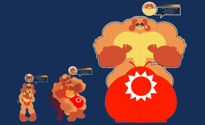 abs anthro big_bulge big_muscles big_pecs black_sclera blush bulge clothed clothing dog_tail eyebrows fur genitals growth growth_sequence huge_bulge huge_muscles hyper hyper_bulge hyper_genitalia hyper_muscle_growth hyper_muscles jewelry male muscle_growth muscular necklace orange_body orange_fur partially_clothed partially_clothed_anthro pecs penis png_file red_clothing red_smoke red_thong red_underwear smoke solo sun_pendant sun_symbol surprised symbol_on_underwear tail teeth text thong underwear vial white_eyes jdbo-arts dog_day mob_entertainment poppy_playtime smiling_critters dogday_(poppy_playtime) canid canine canis critters_(poppy_playtime) domestic_dog living_toy mammal absurd_res alpha_channel english_text hi_res sequence
