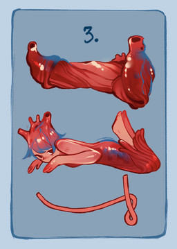 anatomy anime_style barefoot blush clothing dress feet female glistening glistening_body gore gore_focus heart_(organ) looking_at_viewer monster_girl_(genre) not_furry number organs personification pseudo_clothing pseudo_hair simple_background solo vein feefal heart_creature humanoid mammal digital_media_(artwork) hi_res