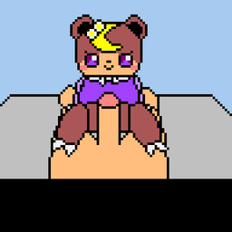 anthro anthro_penetrated blush bodily_fluids bottomless brown_body brown_fur clitoral clitoral_rubbing clothed clothing cum cum_in_vagina cum_inflation cum_inside dress duo ejaculation erection female female_on_human female_orgasm female_penetrated feral fingering fingering_partner first_person_view flower_on_head fur genital_fluids genitals glans human_penetrating_female humanoid_genitalia humanoid_penis inflation looking_pleasured male male/female male_penetrating male_penetrating_female on_top orgasm orgasm_face penetration penile penile_penetration penis penis_in_vagina purple_clothing purple_dress purple_eyes sex simple_background tears tight_fit vaginal vaginal_contractions vaginal_fingering vaginal_penetration virgin vulva bentoukichi nintendo pokemon fan_character jubbi lily_(jubbimafu) generation_2_pokemon human humanoid mammal pokemon_(species) teddiursa 1:1 animated digital_media_(artwork) low_res pixel_(artwork) pixel_animation