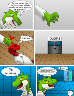 absurd_res age_difference color comic crocodile crying digimon dragon forced gag guilmon hector21314 hi_res karate male rape reptile scalie spanish spanish_text tears text translated violence
Rating: Explicit
Score: 4
User: hector21314
Date: November 16, 2013