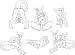 anthro balls big_butt butt digitigrade duo fellatio genitals male male/male oral penile penis sex size_difference small_top_big_bottom tail mr.brapion mythology aniki_geelong_(character) brapion dragon kangaroo lizard macropod mammal marsupial mythological_creature mythological_scalie reptile scalie monochrome sketch