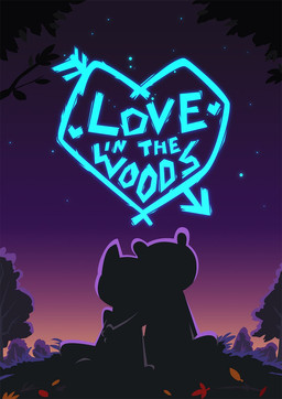 ambiguous_gender anthro arrow_through_heart cuddling duo heart_symbol leaf logo outside plant poster poster_template romantic romantic_ambiance romantic_couple silhouette star sunset text text_in_heart tree unknown_artist love_in_the_woods night_in_the_woods ambiguous_species domestic_cat felid feline felis mammal english_text hi_res
