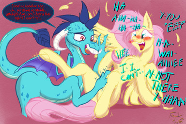 blue_eyes blush bodily_fluids dialogue dragon duo english_text equid equine fluttershy_(mlp) friendship_is_magic frist44 hair hi_res horn laugh mammal my_little_pony pink_hair princess_ember_(mlp) pterippus tears text tickling wings
Rating: Safe
Score: 3
User: 2DUK
Date: August 17, 2019 blue_eyes blush bodily_fluids dialogue dragon duo english_text equid equine fluttershy_(mlp) friendship_is_magic frist44 hair hi_res horn laugh mammal my_little_pony pink_hair princess_ember_(mlp) pterippus tears text tickling wings
Rating: Safe
Score: 3
User: 2DUK
Date: August 17, 2019