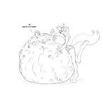 after_vore anthro belly big_belly big_breasts breasts female female_pred group huge_belly male multiple_prey overweight same_size_vore simple_background text vore white_background frakass canid canine fox human mammal 1:1 2020 hi_res monochrome