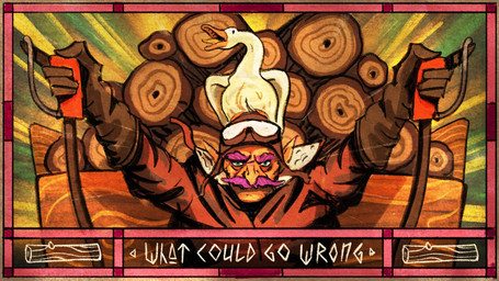 5_fingers ambiguous_feral ambiguous_gender aviator_cap beak black_eyes blue_eyes border brown_clothing brown_gloves brown_handwear brown_hat brown_headwear clothed clothed_humanoid clothed_male clothing coat dot_eyes duo eyebrows eyewear eyewear_on_head facial_hair feathers feral fingers gloves goggles goggles_on_head green_background handwear hat headgear headwear humanoid_pointy_ears larger_humanoid larger_male light log long_neck looking_at_viewer male mature_humanoid mature_male mouth_closed mustache not_furry_focus open_beak open_mouth orange_beak orange_tongue pointy_ears purple_eyebrows purple_facial_hair purple_mustache red_border red_clothing red_coat red_topwear simple_background simple_eyes sitting_on_head size_difference smaller_ambiguous smaller_feral straight_arms tan_body tan_skin text title tongue topwear vehicle wagon white_body white_feathers white_wings wings wood jack_kirby_crosby dice_paper_role dungeons_and_dragons hasbro wizards_of_the_coast anatid anseriform anserine avian bird elf goose humanoid 16:9 2018 adobe_photoshop_(artwork) colored digital_drawing_(artwork) digital_media_(artwork) english_description english_text hi_res lighting procreate_(artwork) shaded widescreen
