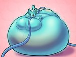 air_from_butt air_from_mouth air_inflation anthro belly belly_expansion big_belly big_butt big_moobs black_nose black_sclera blue_body blue_ears blue_hose blue_inner_ear blue_tail blush body_inflation butt butt_expansion expansion glowing glowing_body glowing_ears glowing_tail heart_tail hose hose_in_butt hose_in_mouth hose_inflation huge_belly huge_butt huge_moobs hyper hyper_belly hyper_butt hyper_inflation hyper_moobs immobile inflation lying lying_on_self male moob_expansion moobs on_front pink_background simple_background solo swelling tail three-quarter_view white_eyes alvro microsoft ori_(series) xbox_game_studios will_(doc_umbreon) guardian_spirit 2025 colored digital_media_(artwork) hi_res shaded