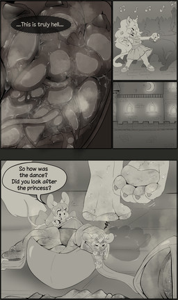 accessory anthro blush blush_lines bodily_fluids bow_tie breasts buckteeth cat_tail claws clothed clothing crown dancing eyelashes feet female finger_claws flower flower_in_hair foot_fetish foot_focus footwear freckled_chest freckled_face freckled_shoulders freckles group hair hair_accessory headgear hindpaw inner_thoughts jewelry long_eyelashes long_hair maid_uniform male male/female mouse_tail musical_note musical_symbol necklace night party pawpads paws plant resting servant sharp_teeth shoes shoes_on small_breasts smelly smile sock_fetish socks soles stepped_on stepping sweat sweatdrop sweaty_feet symbol teeth text toe_claws toes trio uniform x-ray_view muhny lily_(muhny) lyle_(muhny) princess_nino_(muhny) domestic_cat felid feline felis mammal mouse murid murine rodent comic english_text hi_res