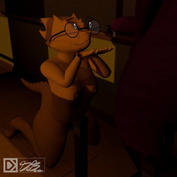 anthro breasts classroom claws desk duo eyewear female floor furniture genitals glasses humanoid_genitalia humanoid_penis kneeling male nude penis school sunset table throbbing throbbing_penis whiteboard wood wood_floor debee deltarune undertale_(series) alphys susie_(deltarune) scalie 1:1 3d_(artwork) 3d_animation animated digital_media_(artwork) no_sound short_playtime