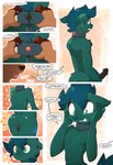 2019 abstract_background absurd_res anthro balls black_balls black_penis blue_hair bodily_fluids border bovid brown_body brown_fur brown_nose butt caprine chest_tuft collar comic control_collar crying cutie_mark deer dialogue digital_media_(artwork) dragon duo earth_pony emanata english_text equid equine erection eto_ya etya_(eto_ya) eyelashes fan_character femboy feminization fingerless_(marking) fur genital_fluids genitals goat green_body green_eyes green_fur hair hand_on_head hasbro hi_res horse hybrid hypnotic_clothing looking_at_self looking_back male male/male mammal mind_control my_little_pony mythological_creature mythological_scalie mythology nipples open_mouth penis poison_trail pony precum scalie simple_background solo_focus sound_effects speech_bubble standing tears teeth text transformation tuft white_border