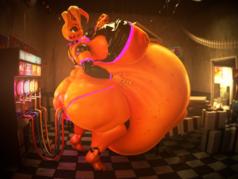 3_toes 5_fingers after_vore ambiguous_gender ambiguous_prey anus arcade_machine armwear belly belly_expansion belly_inflation big_belly big_breasts big_butt birthday_party box breasts butt chewing clothing collar container decoration detached_sleeves detailed_background eating expansion feet female fingers groping_belly hat headgear headwear hose hose_in_butt hose_inflation huge_belly hyper hyper_belly inflation latex latex_armwear latex_clothing latex_detached_sleeves latex_shirt latex_tank_top latex_topwear leaning_on_object leaning_on_table liquid_inflation looking_at_butt looking_at_self looking_back machine makeup neon_glow nipples object_in_ass orange_anus orange_legs orange_nipples party_hat pink_clothing pink_thong pink_underwear pizza_box pizzeria puffy_anus robotic_arm robotic_leg robotic_limbs shirt solo spiked_collar spikes stuffing swallowing tall tall_female tank_top thick_thighs thong toes topwear underwear vore wide_hips yellow_body lustful_zen justminkov_(modeler) blender_cycles five_nights_at_freddy's five_nights_at_freddy's_2 scottgames toy_chica_(fnaf) toy_chica_(justminkov) animatronic avian bird chicken galliform humanoid phasianid robot robot_humanoid 2025 3d_(artwork) 4:3 absurd_res blender_(artwork) digital_media_(artwork) hi_res