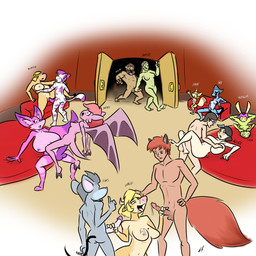 anal anthro breast_grab breasts cunnilingus female female/female genitals group group_sex hand_on_breast intersex male male/female masturbation mature_female muscular muscular_female oral orgy penis penis_grab sex split_form vaginal lord_sarloc pukijr drunken_tales european_mythology greek_mythology mythology alizee_(drunken_tales) alvis_(drunken_tales) anna_(drunken_tales) annika_(drunken_tales) ina_(drunken_tales) janne_(drunken_tales) lorelei_(drunken_tales) melian_(drunken_tales) monique_(drunken_tales) rebeka_(drunken_tales) xeni_(drunken_tales) amphibian aquatic bovid bovine canid canine cattle demon domestic_cat felid feline felis fish fox frog human humanoid lagomorph leporid mammal merfolk minotaur mouse murid murine orc rabbit rodent hi_res