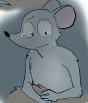 angel_in_the_forest anthro bodily_fluids comic crying fur larry_(yinller) male mammal mouse murid murine rodent sad tears yinller