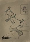 anthro male male/male offscreen_male plug sex_toy solo_focus vibrator gaertan lovense deer mammal new_world_deer reindeer digital_media_(artwork) hi_res krita_(artwork) sketch