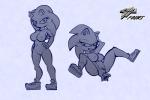 anthro big_breasts breasts crossgender female genitals improvised_sex_toy looking_at_viewer masturbation missile mostly_nude nipples penetration pussy sex_toy solo toying_self vaginal vaginal_masturbation vaginal_penetration fourssss sega sonic_the_hedgehog_(series) sonic_the_hedgehog eulipotyphlan hedgehog mammal