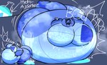 belly belly_expansion big_butt breasts burping butt expansion featureless_breasts horn huge_butt hyper hyper_butt hyper_inflation inflation motion_lines onomatopoeia sound_effects text cantielabs cantie kobold scalie 2024 hi_res sequence