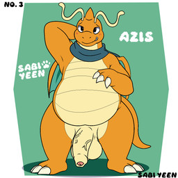 anthro balls belly big_balls big_penis blush blush_lines claws flaccid foreskin genitals glans half-erect hand_behind_head humanoid_genitalia humanoid_penis male membrane_(anatomy) membranous_wings non-mammal_balls nude orange_body partially_retracted_foreskin penis presenting presenting_penis saggy_balls scales scarf simple_background slightly_chubby smile solo standing tail unretracted_foreskin vein veiny_penis wings woofington_gator mythology nintendo pokemon azis_(woofington_gator) dragon dragonite generation_1_pokemon mythological_creature mythological_scalie pokemon_(species) scalie 1:1 digital_media_(artwork) hi_res