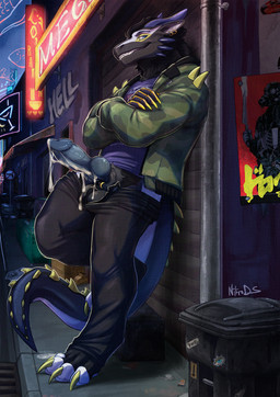 animal_genitalia animal_penis anthro arm_spikes ball_tuft ballhawk balls bodily_fluids bottomwear camo camo_clothing camo_print canine_genitalia canine_penis clothed clothing cum cum_on_balls cum_on_penis cybernetic_arm cybernetic_limb cybernetics cyberpunk ear_piercing ear_ring erection exhibitionism furgonomic_piercing furgonomics genital_fluids genital_piercing genitals hair horn jacket knot knotted_penis machine male pants pattern_clothing penis piercing public public_exposure ring_piercing shoulder_spikes solo spiked_penis spikes spikes_(anatomy) street topwear tuft nitrods european_mythology mythology gindrax_landrius dragon mythological_creature mythological_scalie scalie western_dragon hi_res nonbinary_(lore)