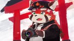 anthro biped black_nose camera clothing hat headgear headwear humanoid_hands kemono red_body shirt slightly_chubby solo topwear white_body tongmung24 lifewonders tokyo_afterschool_summoners zhurong_(tas) ailurid mammal red_panda 16:9 2022 hi_res widescreen