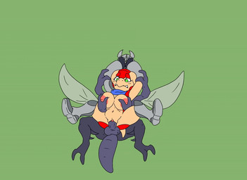 abdominal_bulge animated_gif anthro areola armor armored_boots arthropod_abdomen balls big_breasts boots breast_grab breast_play breasts clothing duo erection female female_penetrated flying footwear gauntlets genitals gloves green_eyes grey_body hand_on_breast handwear insect_wings male male/female male_penetrating male_penetrating_female mostly_nude mostly_nude_anthro mostly_nude_female multi_arm multi_limb nipples nude nude_anthro nude_male open_mouth penetration penile penile_penetration penis penis_in_vagina red_body scarf sex shoes simple_background spread_legs spreading stand_and_carry_position standing standing_sex tail tan_body vaginal vaginal_penetration vulva wings meatboom arma's_quest arma_(arma's_quest) armadillo arthropod insect mammal xenarthran animated digital_media_(artwork) short_playtime