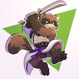 anthro armpit_hair asian_clothing body_hair bulge clothing east_asian_clothing feet foot_focus fundoshi japanese_clothing male melee_weapon paws samurai solo sticker sword toony underwear warrior weapon krepht epic_games fortnite hajime_(fortnite) animal_humanoid canid canid_humanoid canine canine_humanoid humanoid mammal mammal_humanoid procyonid raccoon raccoon_dog tanuki tanuki_humanoid 1:1 hi_res