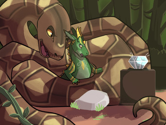 ambiguous_gender asphyxiation death duo feral forest image_sequence jungle plant size_difference tree leafpath lizard reptile scalie snake 4:3 hi_res