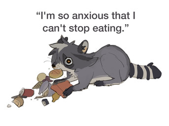 ambiguous_gender feral food food_in_mouth fur mouth_hold multicolored_body multicolored_fur paws quadruped simple_background solo tail text toony white_background wide_eyed xinxinbird mammal procyonid raccoon 2026 digital_media_(artwork) english_text full-length_portrait hi_res portrait reaction_image