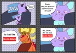 anthro chair computer dead_eyes dialogue duo electronics female furniture gameplay_mechanics male male/female office_chair programming programming_humor speech_bubble text tired tired_expression tired_eyes trading_card_game typing yonkoma garmore bandai_namco bushiroad digimon future_card_buddyfight mythology comica_(garmore) drum_bunker_dragon digimon_(species) dragon mythological_creature mythological_scalie renamon scalie absurd_res comic english_text hi_res trans_(lore) trans_woman_(lore)