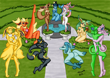 anthro anthrofied breasts electric female female/female fusion genitals group gym_leader ice iris nipples nude pokemon_champion pokemorph pose transformation vulva bernardol22 hitori09 nintendo pokemon team_rocket anabel_(pokemon) bonnie_(pokemon) dawn_(pokemon) iris_(pokemon) jessie_(team_rocket) lyra_(pokemon) may_(pokemon) misty_(pokemon) sakura_(pokemon) serena_(pokemon) yellow_(pokemon) eevee eeveelution espeon fairy flareon generation_1_pokemon generation_2_pokemon generation_4_pokemon generation_6_pokemon glaceon jolteon leafeon mammal monster pokemon_(species) sylveon umbreon vaporeon absurd_res hi_res pinup