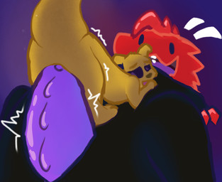 anal anal_penetration bodily_fluids duo feral genitals male male/male penetration penis purple_penis quadruped shake_lines simple_background sweat sweatdrop sirunfurr rain_world videocult monk_(rain_world) lizard_(rain_world) red_lizard_(rain_world) slugcat hi_res shaded
