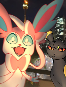 :d ambiguous_gender black_body black_fur blue_eyes bow_(feature) city city_background different_colored_ears duo fangs feral fur happy head_tuft looking_at_viewer motion_blur multicolored_body night open_mouth outside photo_background pink_body pink_ears pink_fur red_eyes reference_image_at_source serious serious_face silly smile teeth tuft white_body white_fur odeko-yma nintendo pokemon lucky_(odeko-yma) pix_(odeko-yma) eeveelution generation_2_pokemon generation_6_pokemon pokemon_(species) sylveon umbreon 2025 colored digital_media_(artwork) draw_over hi_res photography_(artwork)