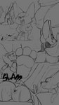 blast bodily_fluids clothed clothing cum destruction genital_fluids loom macro male micro paws short show giantboonehusky_(artist) disney zootopia finnick_(zootopia) canid canine fennec_fox fox mammal true_fox absurd_res greyscale hi_res monochrome