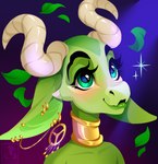 anthro ear_piercing ear_ring eyebrows eyelashes green_body green_eyes green_skin horn piercing ring_piercing solo pacevanrign mythology dragon mythological_creature mythological_scalie scalie wingless_dragon 2022 digital_media_(artwork)