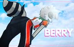 ambiguous_gender anthro bent_over bodily_fluids butt butt_focus clear_sky clothing cloud cloudy_sky grey_body highschool indonesia kerchief low-angle_view markings mascot neckerchief neckwear red_clothing school_uniform simple_background simple_coloring sky skyscape solo striped_markings stripes sweat text uniform smk_cybermedia berry_maeda_(cybermedia) mammal procyonid raccoon