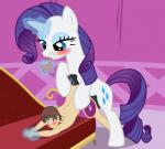 2014 absurd_res animal_genitalia badumsquish bestiality blue_eyes blush brown_hair condom cum cutie_mark dickgirl duo equine eyeshadow feral friendship_is_magic fur hair hi_res horn horsecock human inside intersex interspecies levitation magic makeup male male_on_dickgirl mammal my_little_pony nude penis purple_hair rarity_(mlp) restrained size_difference unicorn white_fur
Rating: Explicit
Score: 1
User: lemongrab
Date: April 23, 2014