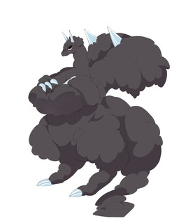 anthro big_breasts black_body black_fur black_tail black_wings breasts claws female female_anthro finger_claws fluffy fluffy_breasts front_view fur horn mouth_closed simple_background snaggle_tooth solo tail thick_tail three-quarter_view white_background wings abyss_creature_(artist) mythology dragon furred_dragon furred_scalie mythological_creature mythological_scalie scalie 2024 absurd_res digital_media_(artwork) full-length_portrait hi_res portrait