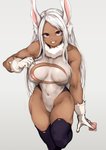 big_breasts breasts clothing condom female hair leotard long_hair looking_at_viewer muscular muscular_female muscular_humanoid nipple_outline sexual_barrier_device solo thick_thighs tight_clothing white_hair wide_hips mamimi_(artist) my_hero_academia rumi_usagiyama animal_humanoid humanoid lagomorph lagomorph_humanoid leporid_humanoid mammal mammal_humanoid rabbit_humanoid hi_res