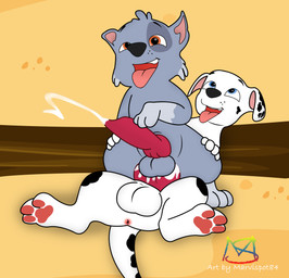 anal anal_orgasm anal_penetration animal_genitalia animal_penis balls big_penis bodily_fluids butt canine_genitalia canine_penis cum cum_in_ass cum_inside cum_while_penetrated cumshot duo ejaculation erection feral feral_on_feral feral_penetrated feral_penetrating feral_penetrating_feral fur genital_fluids genitals hands-free intraspecies knot looking_pleasured male male/male male_on_bottom male_on_top male_penetrated male_penetrating male_penetrating_male on_bottom on_top orgasm orgasm_face penetration penile penile_penetration penis penis_in_ass reverse_cowgirl_position sex simple_background simultaneous_orgasms small_but_hung tongue young young_feral young_on_young marvispot84 nickelodeon paw_patrol marshall_(paw_patrol) rocky_(paw_patrol) canid canine canis dalmatian domestic_dog mammal mixed_breed absurd_res digital_media_(artwork) hi_res